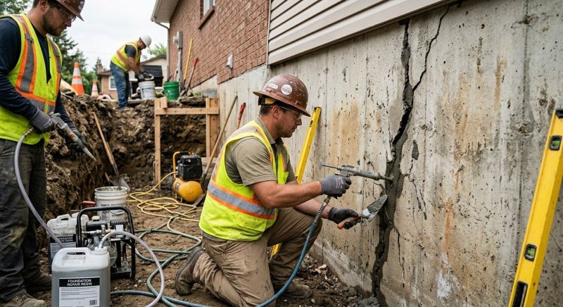 Cracked Foundation Repair in Tampa, FL