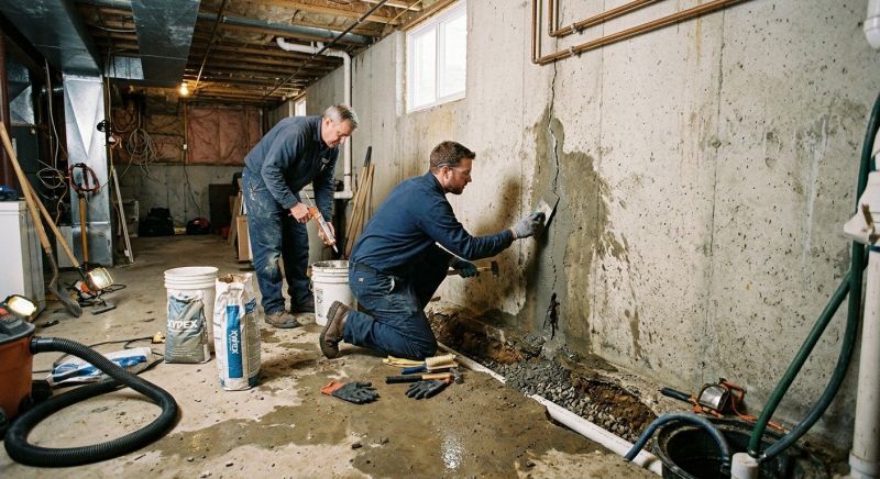 Basement Seepage Repair in Columbus, OH