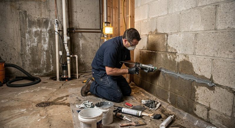 Basement Seepage Repair in Tampa, FL