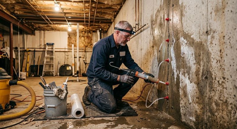 Basement Walls Waterproofing in Sarasota, FL