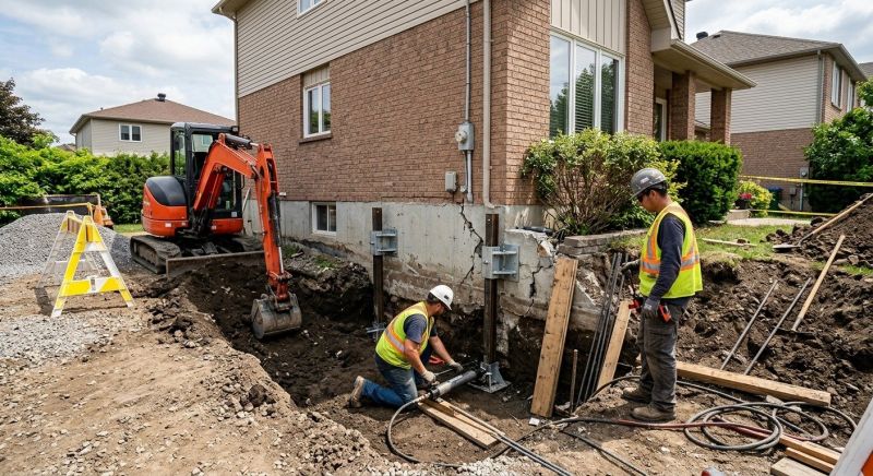 Exterior Foundation Repair in Columbus, OH