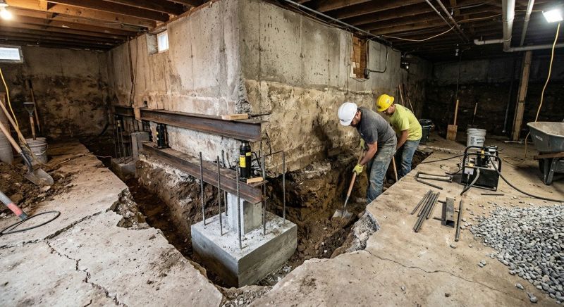 Foundation Underpinning in Columbus, OH