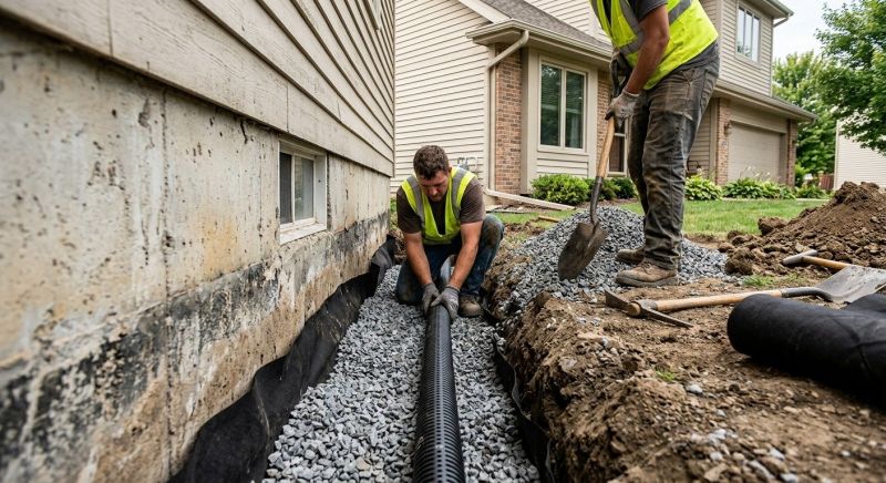 French Ditch Installation in Tuscaloosa, AL