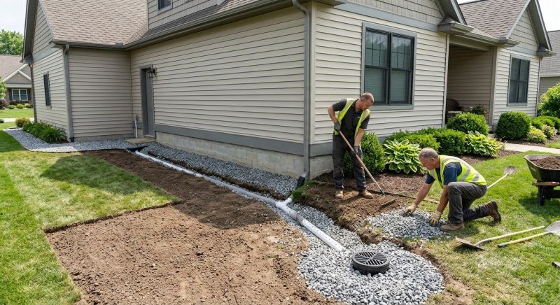 French Drain Installation in Birmingham, AL