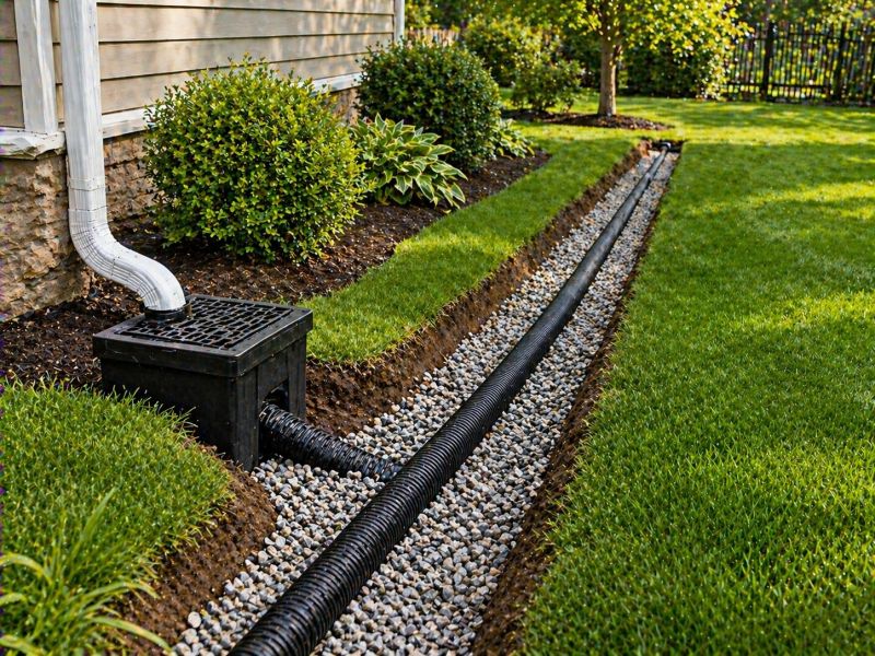 Landscaping Drainage Installation in Birmingham, AL