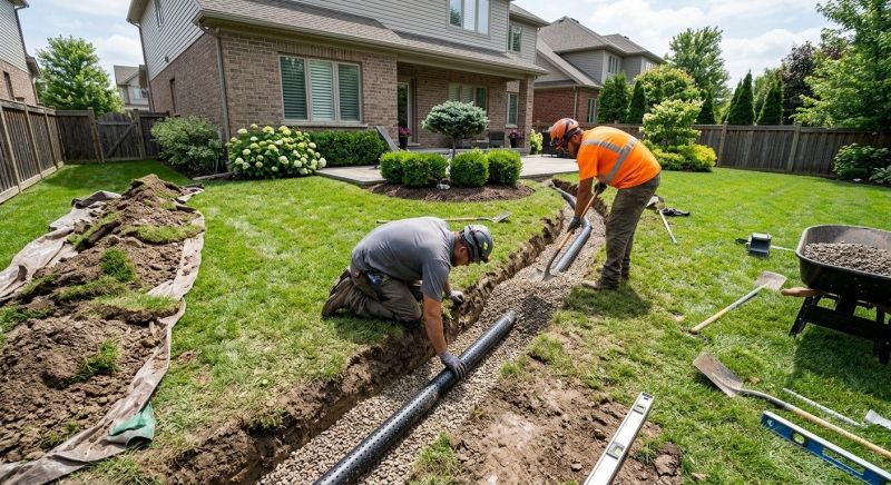 Lawn Drainage in Tuscaloosa, AL