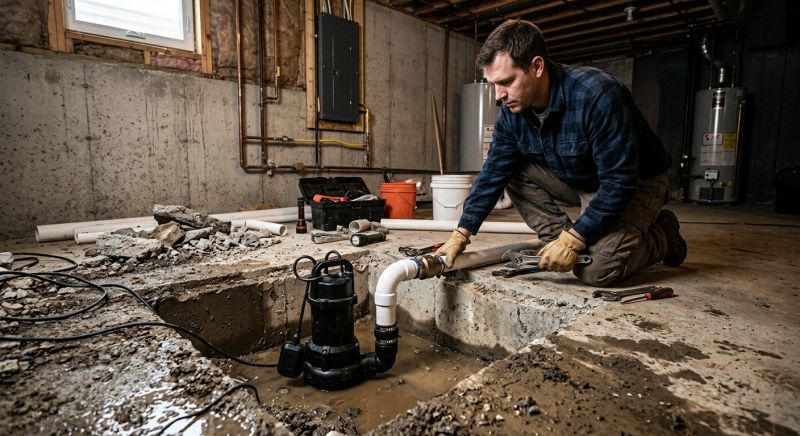 Sump Pump Plumbing in Boston, MA