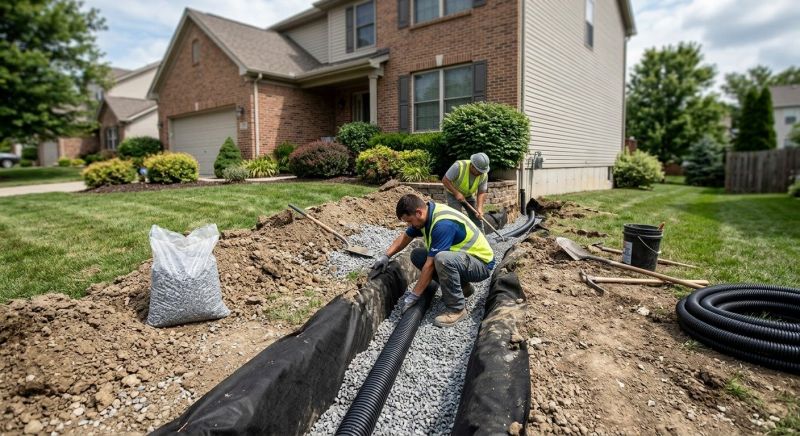 Yard Drainage Improvement in Tuscaloosa, AL